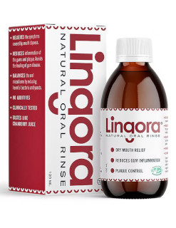 Lingora Natural Oral Rinse bottle